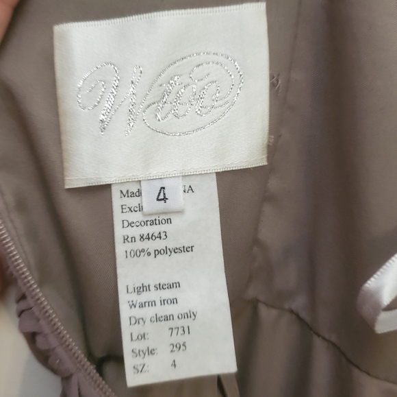 W.Too Watters Taupe 295 Dress - Picture 6 of 8
